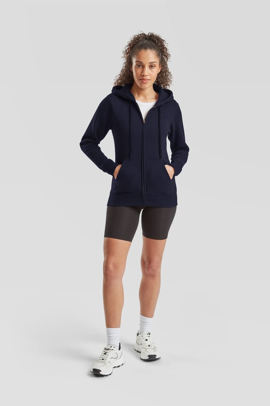 Lady-Fit Premium Hooded Sweat Jacket hoofdfoto