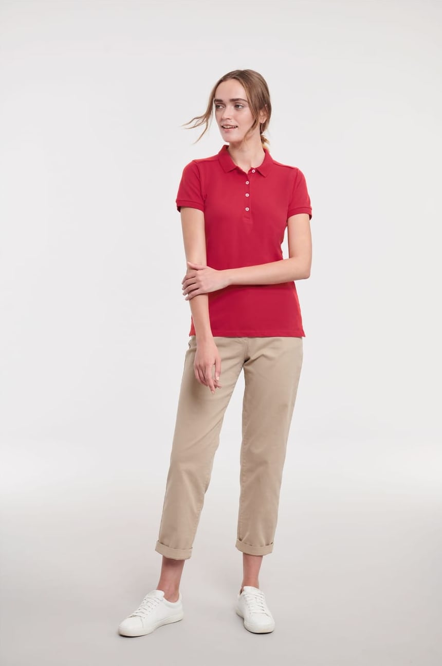 Ladies Fitted Stretch Polo