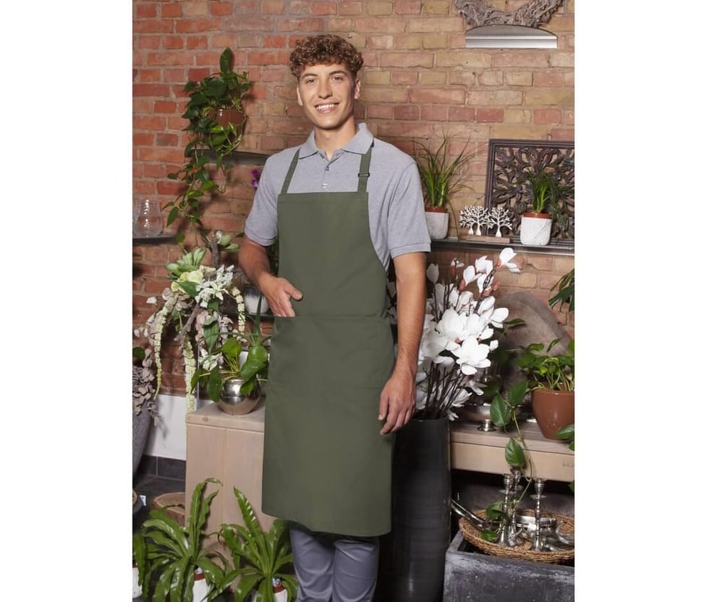 Bib Apron Basic met gesp en zak