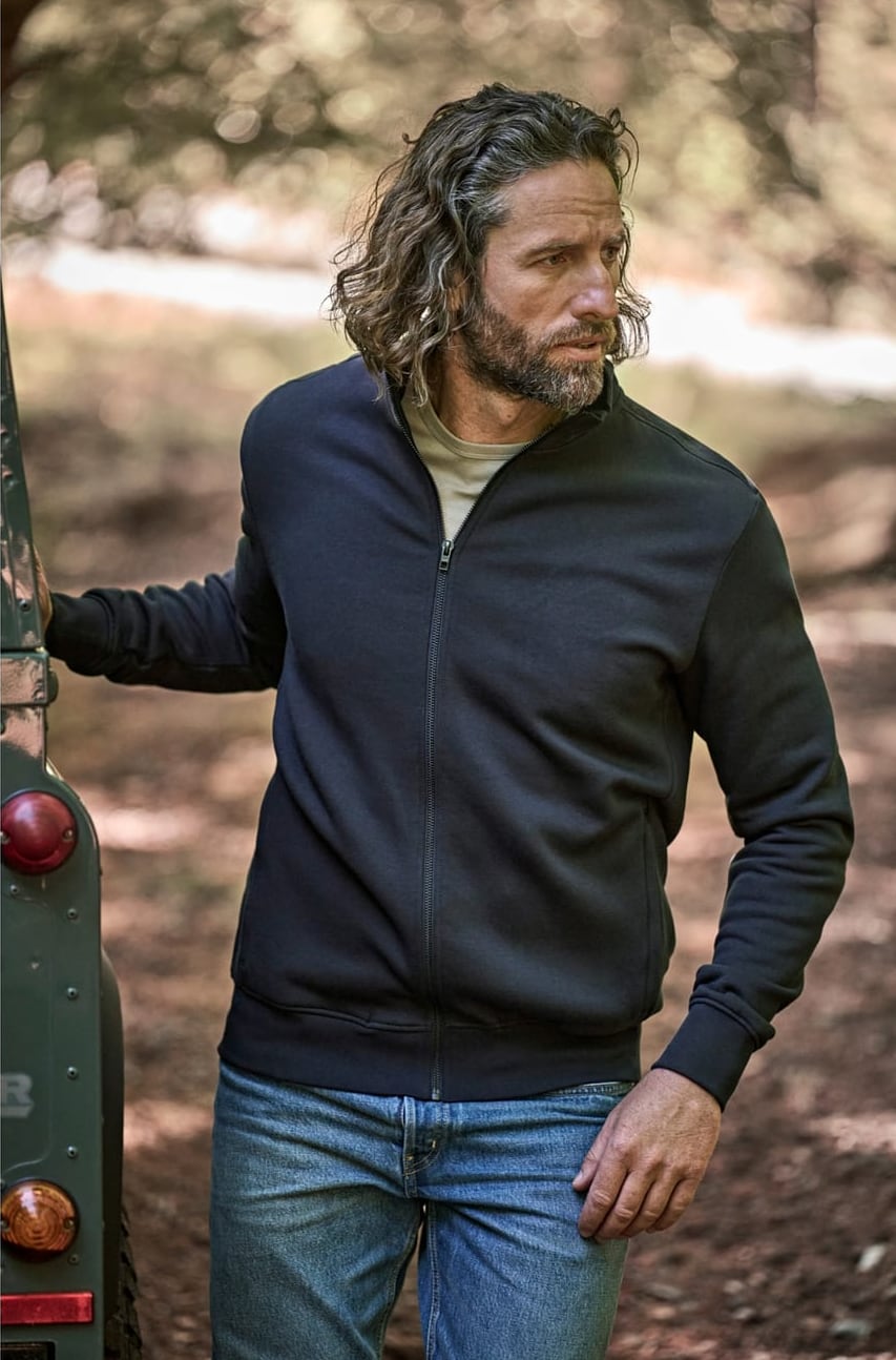 Full Zip Sweat Cardigan hoofdfoto